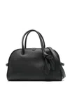 Jacquemus Le Petit Turismo Leather Top Handle Bag In Black