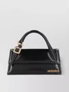 Jacquemus The Chiquito Leather Tote Bag In An Elongated Design In Black