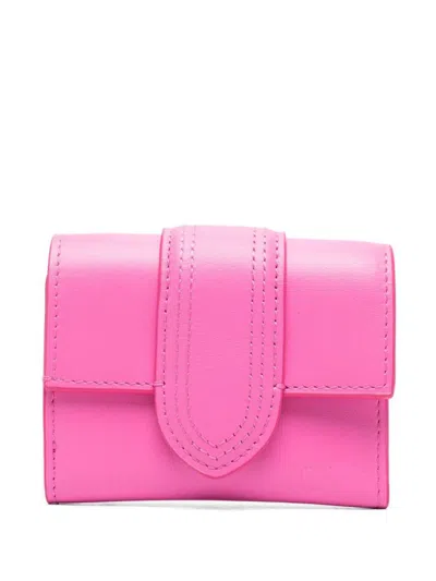 Jacquemus Small Leather Goods In Fuchsia