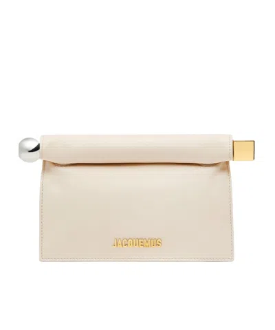 Jacquemus Small Magnetic Shoulder Bag In White