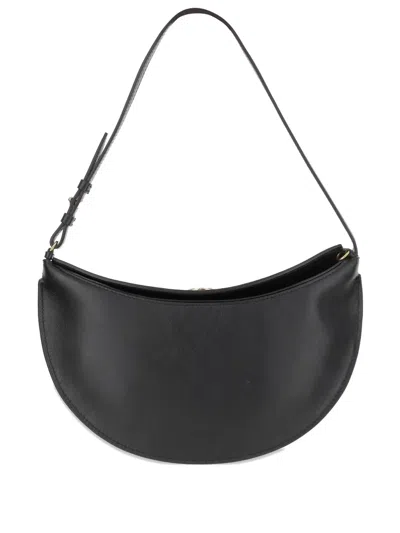 Jacquemus Small Oval Shoulder Bag In Black