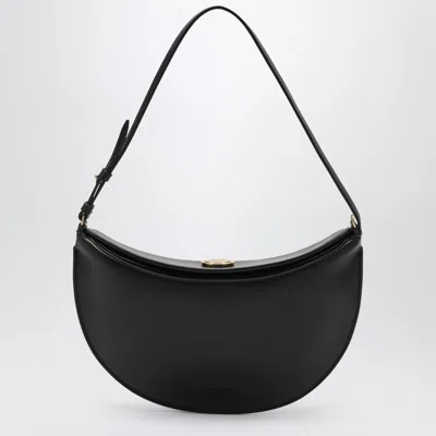 Jacquemus Small Ovalo Bag In Black Leather