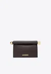 Jacquemus Small Rond Carré Pouch In Brown