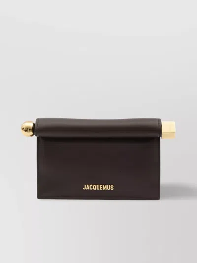 Jacquemus Small Round Square Clutch Bag