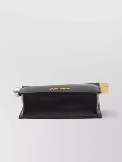 Jacquemus Small Round Square Clutch Bag
