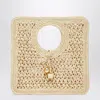 Jacquemus Small The Spiaggia Circular-handle Crochet Tote Bag In Nude