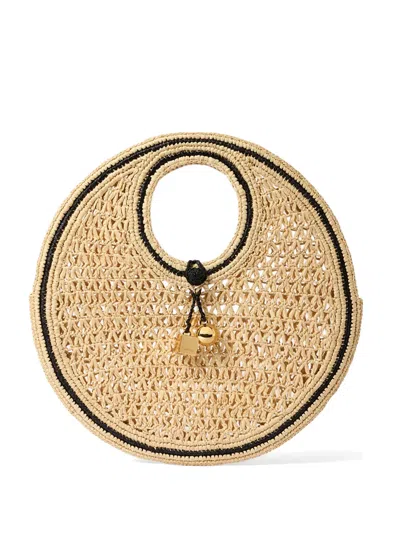 Jacquemus Small The Spiaggia Beach Bag In Neutral