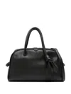 Jacquemus Le Petit Turismo Leather Top Handle Bag In Black