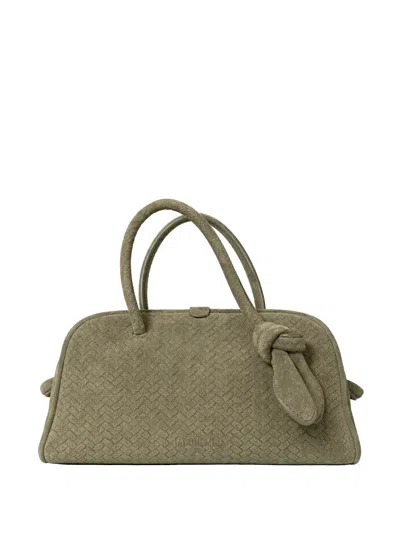 Jacquemus Small Tourism Knot Tote Bag In Green