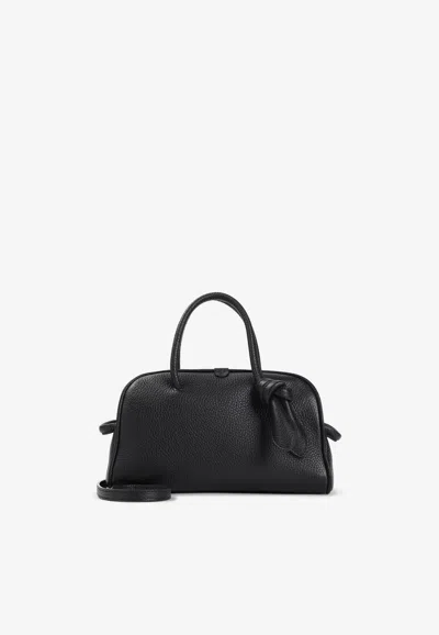 JACQUEMUS SMALL TURISMO GRAINED LEATHER TOP HANDLE BAG
