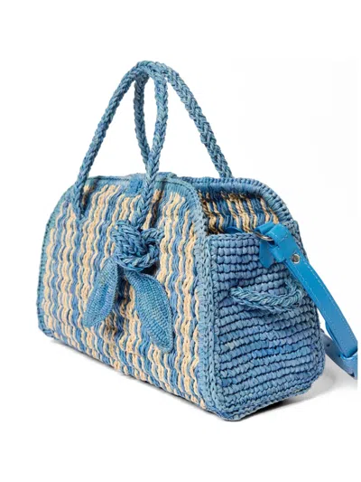 Jacquemus Small Turismo Raffia Bag In Multi