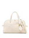Jacquemus Small Turismo Tote Bag In Neutral