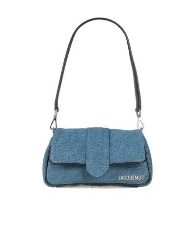 Jacquemus Small Two-tone Denim Bag In Pattern