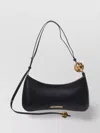 Jacquemus Women Black Top Zip Fastening Adjustable Shoulder Strap Internal Patch Pocket Contrast