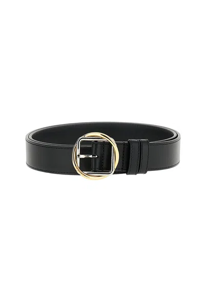 Jacquemus Smooth Black Leather Belt