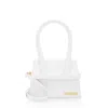 Jacquemus Leather Le Chiquito Mini Bag In White