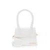 Jacquemus Leather Le Chiquito Mini Bag In White
