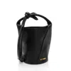 Jacquemus Smooth Leather Le Petit Tournis Bucket Bag In Black