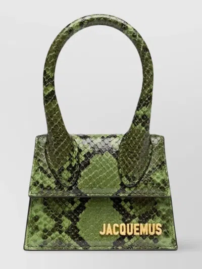 Jacquemus Snakeskin Effect Mini Bag