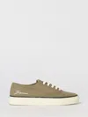 Jacquemus Cotton Low-top Sneakers With Embroidered Logo In Green