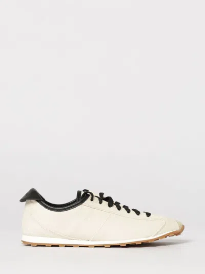 Jacquemus Les Tennis Leather-trimmed Canvas Sneakers In Neutral