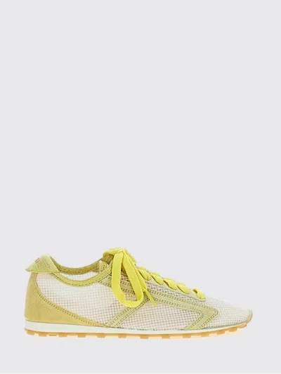 Jacquemus Low Top Sneakers Suede Mesh Rubber Sole In Animal Print