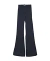 Jacquemus Soffio Mid-rise Flared Pants In Blue