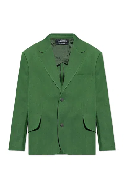 Jacquemus Soft Blazer In Green