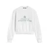 Jacquemus White Sweater With Logo Embroidered On The Front And Short Design In Cotton Woman