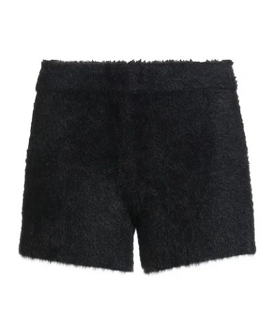 Jacquemus Soft Knit Shorts In Black