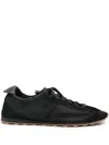Jacquemus Les Tennis Panelled Suede And Nylon Sneakers In Black