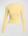 Jacquemus La Maille Soglia Cashmere-blend Jumper In Light Yellow