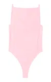 Jacquemus The Sole Open-back One-piece Swimsuit In Pink