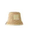 JACQUEMUS SOLI BUCKET HAT - RAFFIA - IVOIRE