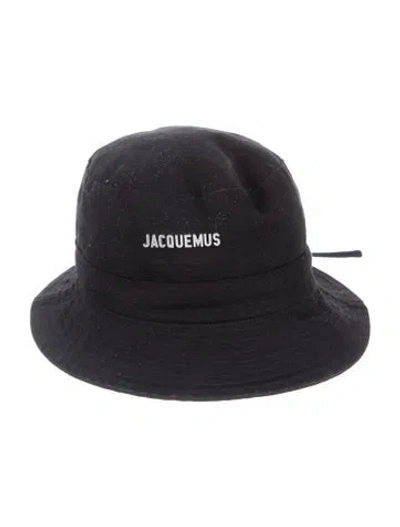 Pre-owned Jacquemus Solid Bucket Hat In Black