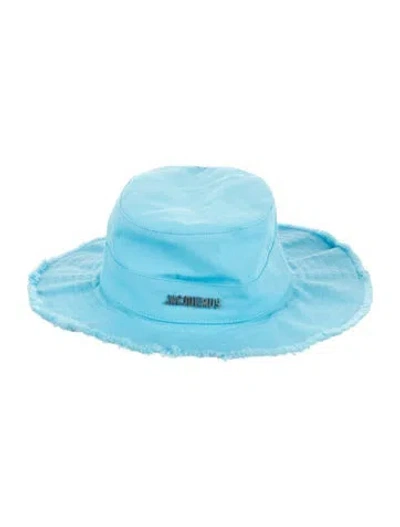 Pre-owned Jacquemus Solid Bucket Hat In Blue