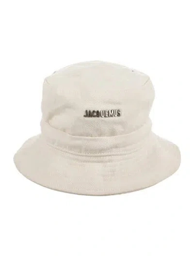 Pre-owned Jacquemus Solid Bucket Hat. In Neutral