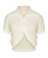 Jacquemus Solid Color Cardigans In Neutral
