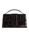 Jacquemus Solid Color Handbags In Black