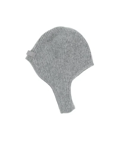 Jacquemus Solid Color Hats In Gray