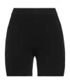 Jacquemus Solid Color Shorts In Black