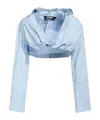 Jacquemus Solid Colour Shirts In Blue