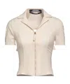 Jacquemus Solid Colour Shirts In Neutral