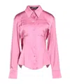 Jacquemus Solid Colour Shirts In Pink