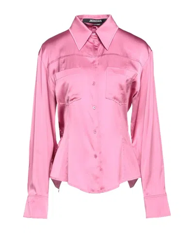 Jacquemus Solid Colour Shirts In Pink