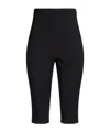 Jacquemus Solid Colour Shorts In Black