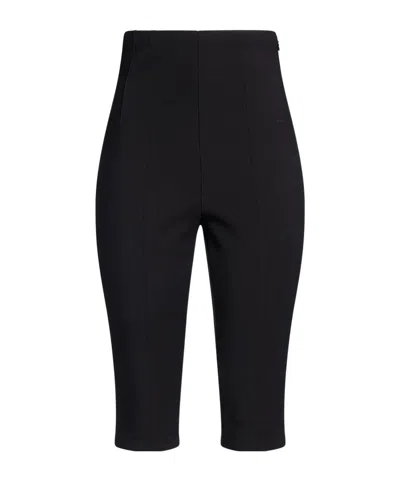Jacquemus Solid Colour Shorts In Black