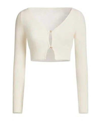 Jacquemus Solid Colour Shrugs In White