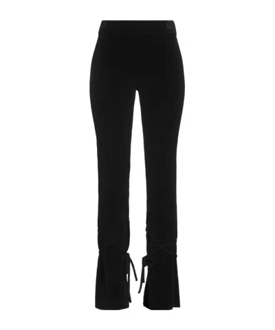 Jacquemus Solid-color Knit Pants In Black