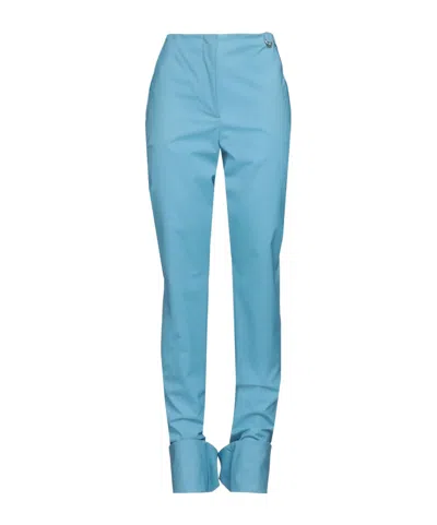 Jacquemus Solid-color Wool Trousers In Blue